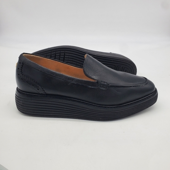 Cole Haan Shoes Women 9B ØriginalGrand Platform Venetian Loafer Black - Picture 8 of 12